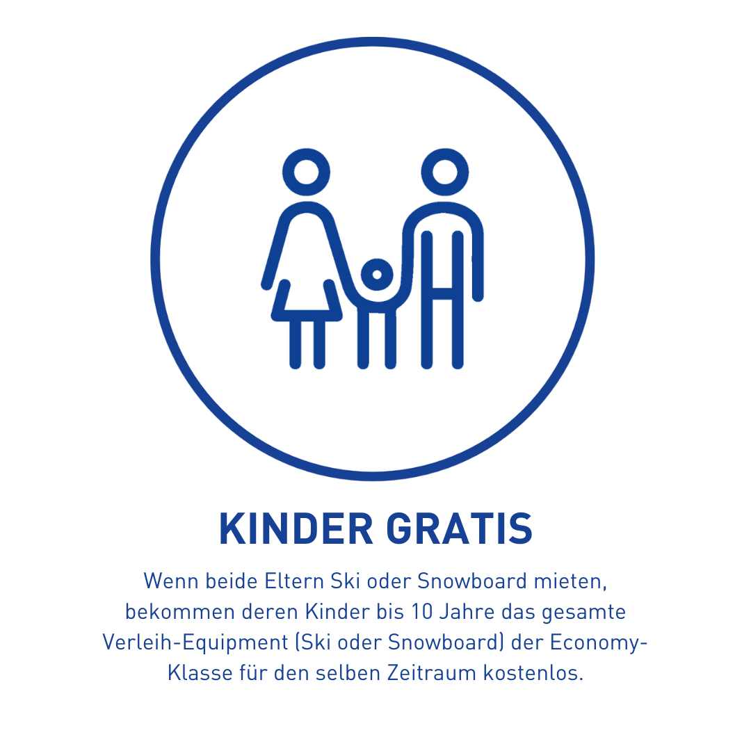 Kinder bis 10 Jahre fahren gratis!